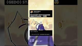 The moment Obito summoned (gedo) stachue..️