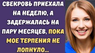  Свекровь приехала на неделю, а задержалась на пару месяцев, пока моё терпение не лопнуло...