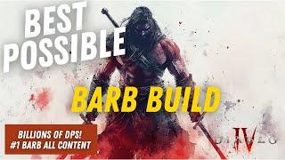 The STRONGEST Barb Build In Diablo 4 | The Unkillable Mighty Throw Build!