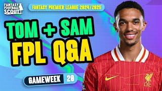 FPL GW20 Q&A! ⁉️ | BEST CUNHA REPLACEMENTS? | TOM + FPL FAMILY | Fantasy Premier League Tips 2024/25