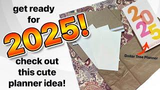 DON’T cover your 2025 planner…DO THIS INSTEAD!  Dollar Tree Planner Craft. GREAT CRAFT FAIR IDEA!