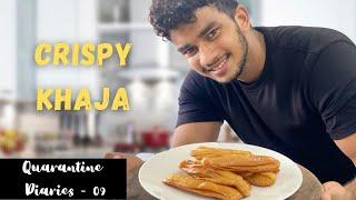 Tasty Crispy golden Khaja  | Khaja sweet |  Wild Cookbook