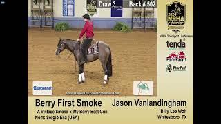 Finals of the National Reining Horse Association 2024 Futurity.