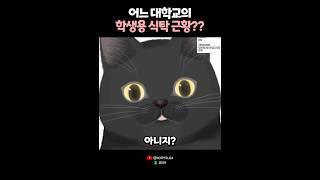 어느 대학교의 학생용 식탁 근황?? 