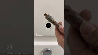 Repairing broken tub spout line, and installing new tub spout