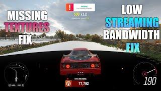 Low Streaming Bandwidth Fix For Forza Horizon 5