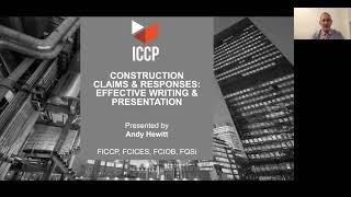 Construction Claims and Responses: effective writing and presentation | Public Webinar 25th Feb 2021