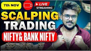 Banknifty & Nifty Live Optionstrading | 7 November | Zero Hero live trade #banknifty #nifty