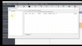 How To Upload  Employee Data In  Fingerprint Device in   #checktime  Software