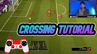 BEST CROSSING TUTORIAL | HOW TO SCORE MORE | LOW CROSS DRIVEN PASS TUTORIAL - FIFA 21