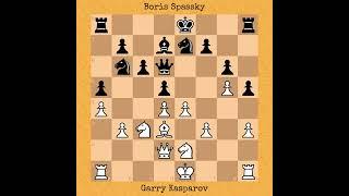 Garry Kasparov vs Boris Spassky | Barcelona World Cup, 1989 #chess