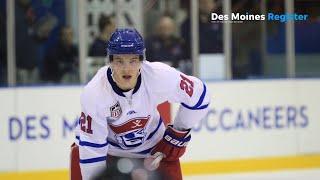 Urbandale's Noah Ellis plays for the Des Moines Buccaneers