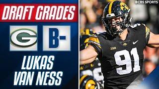 Packers Take STRONG Edge Rusher Lukas Van Ness With 13th Overall Pick I CBS Sports