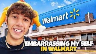 Embarrassing Myself in WALMART (I lost a bet lol)