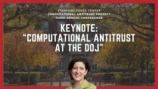 Keynote: “Computational Antitrust at the DOJ” (Susan Athey)