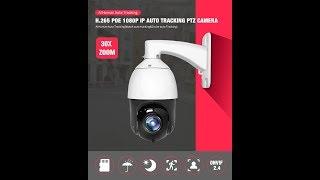 BOAVISION  AT405G Auto Tracking PTZ IP Camera POE 30X Zoom