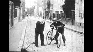 The Short Sighted Cyclist, Marcel Perez, 1907, A later Pathe Release, F1026 a