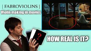 Luthier Breaks Down Violin Making Movie Scenes | Fabroviolins