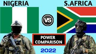 Nigeria vs South Africa military power comparison 2022 | South Africa vs Nigeria military power