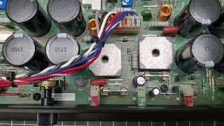 Serviced QSC MX 700 professional stereo Amplifier.