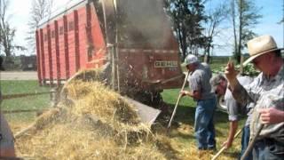 Farmall H Running a Chopping Mill