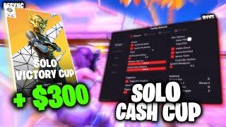 EARNING With The Best Fortnite CHEAT in the Solo Victory Cup  (+$300)