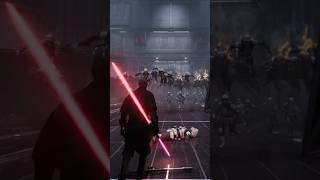 Savage Move.  #starwars #lightsaber #trending #shorts #videogames #gaming #jedi #sith #cinematic