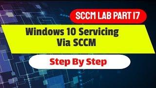 Windows 10 Servicing via sccm  for Beginner step step - Bibi - 17