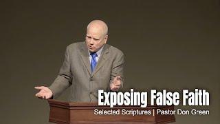 Exposing False Faith