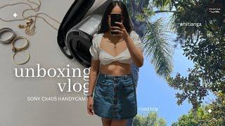 Sony CX405 Camcorder unboxing + filming our trip to the Lost Spring  | nz diaries