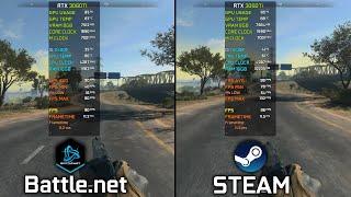 Call of Duty: Warzone 2.0 : Steam vs Battle.net - Performance Test