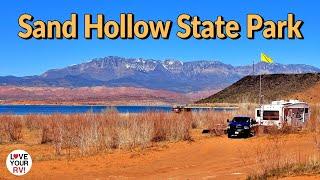 Scenic Sand Hollow State Park in South Western Utah - Full Hook-Up & Primitive Dry Camping Options