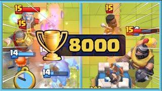  8000 КУБКОВ - ЭТО ЖОПА! КЛАДБИЩЕ ПРОТИВ 15 УРОВНЯ И ЭВОЛЮЦИИ / Clash Royale