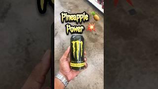 Energy drink with pineapple drip 