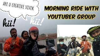 girl asking are you creative vivek ???!||camera lga hua hai?? morning ride with (arsh vlogger)