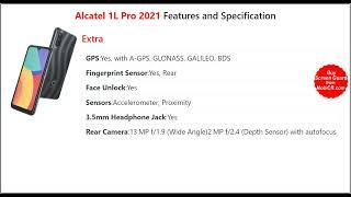 Alcatel 1L Pro 2021 Features and Specifications - MobiCR.com