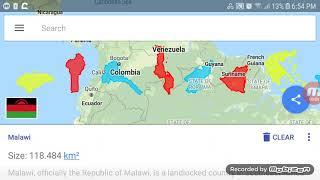 101-51 Countries size comparison (Top 101 to Top 51)