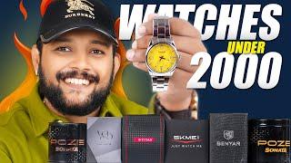 Best Premium Watches Under 2000  Skmei, Sonata, Fastrack Titan Men Watch Haul Review | ONE CHANCE