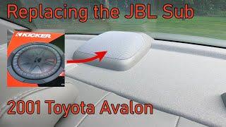 Replacing the JBL subwoofer in a 2001 Toyota Avalon