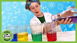 T-Rex Ranch Science For Kids! Acids and Bases Science Experiment For Kids | Educational Kids Videos