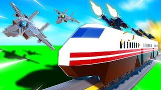 Anti-Air TRAIN VS Fighter Jets!