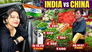  Vegetables fruits and Grocery Rates in China || iPhone at cheapestIndian Girl Exploring China