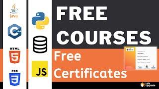 6 Free Certification Courses | Python, JS, Java, SQL, C++, HTML & CSS | LetsUpgrade Free Courses