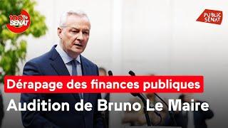 [DIRECT] Dégradation des finances publiques : audition de Bruno Le Maire