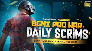 BGIS SCRIMS|| PRIZE POOL 1,700 INR || BGMI COMPETITIVE SCRIMS BY RAKA ESPORTS