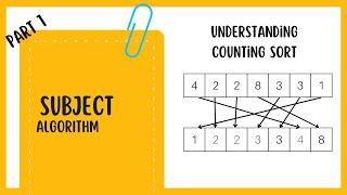 Counting Sort Explained with Pseudo Code | Part 1 | AlgoXploration