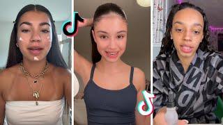 Makeup Tutorial Tiktok Compilation - GRWM  ( Get Ready With Me ) ️(Skincare, Makeup, Outfits) 1457