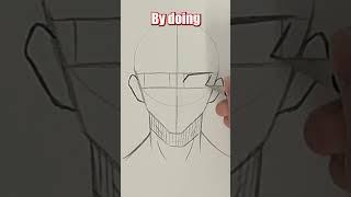 HOW TO DRAW THE SECOND EYE - (Simple). #manga #drawingtutorial