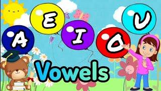 Learn vowels with Happy brain kids learning | english lessons for kids