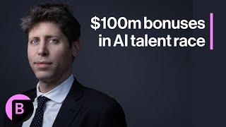 Sam Altman Says Meta Offered OpenAI Staffers $100 Million Bonuses